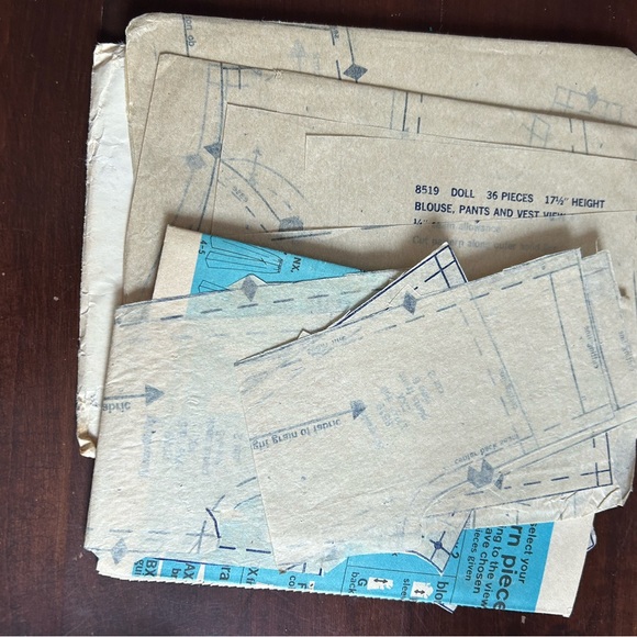 5/$25 Simplicity 8519 crissy doll sewing patterns to make 1960’s clothes - Picture 7 of 7